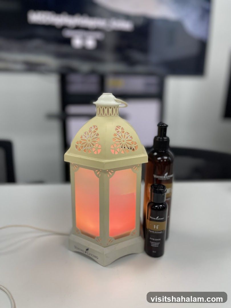 Essential Oil Diffuser and Bottles
