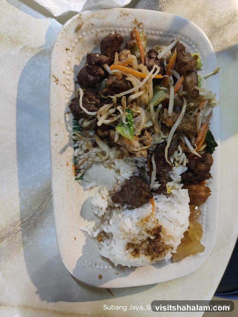 Beef and Rice Plate