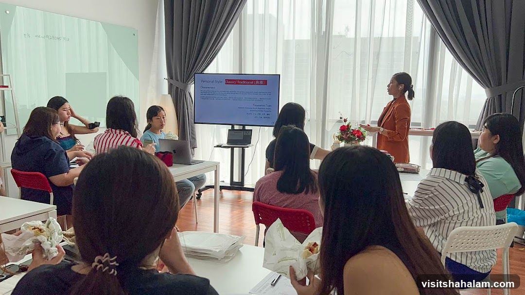 Presentation in a classroom
