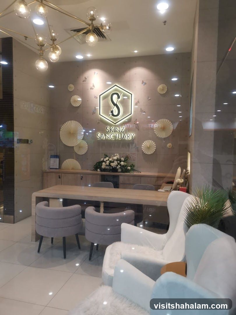 Skinz Sanctuary Reception Area