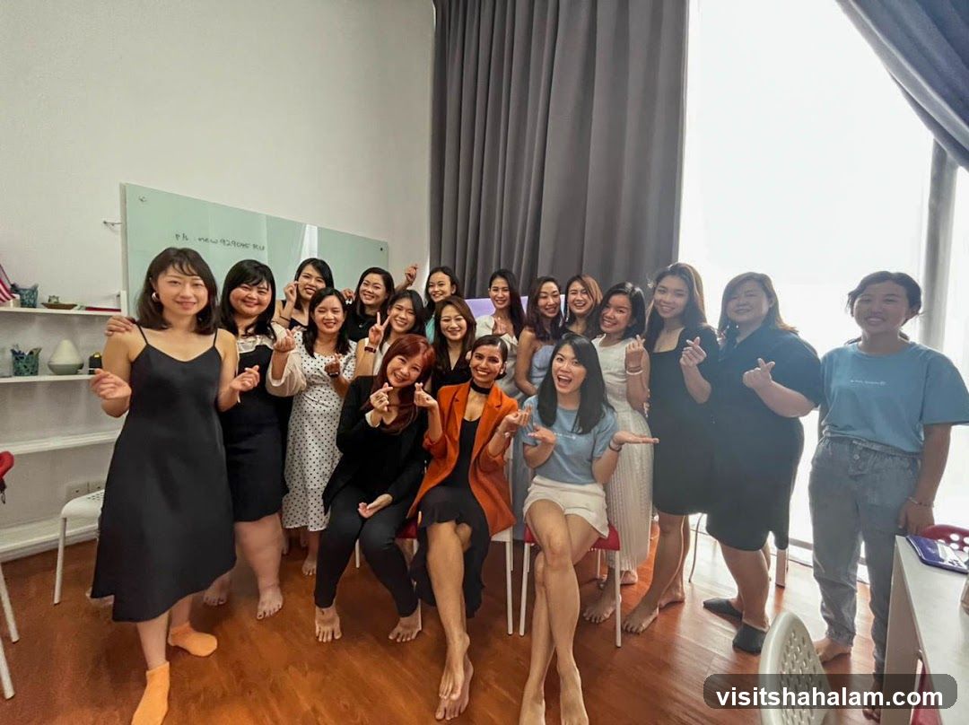 Group of women posing for a photo