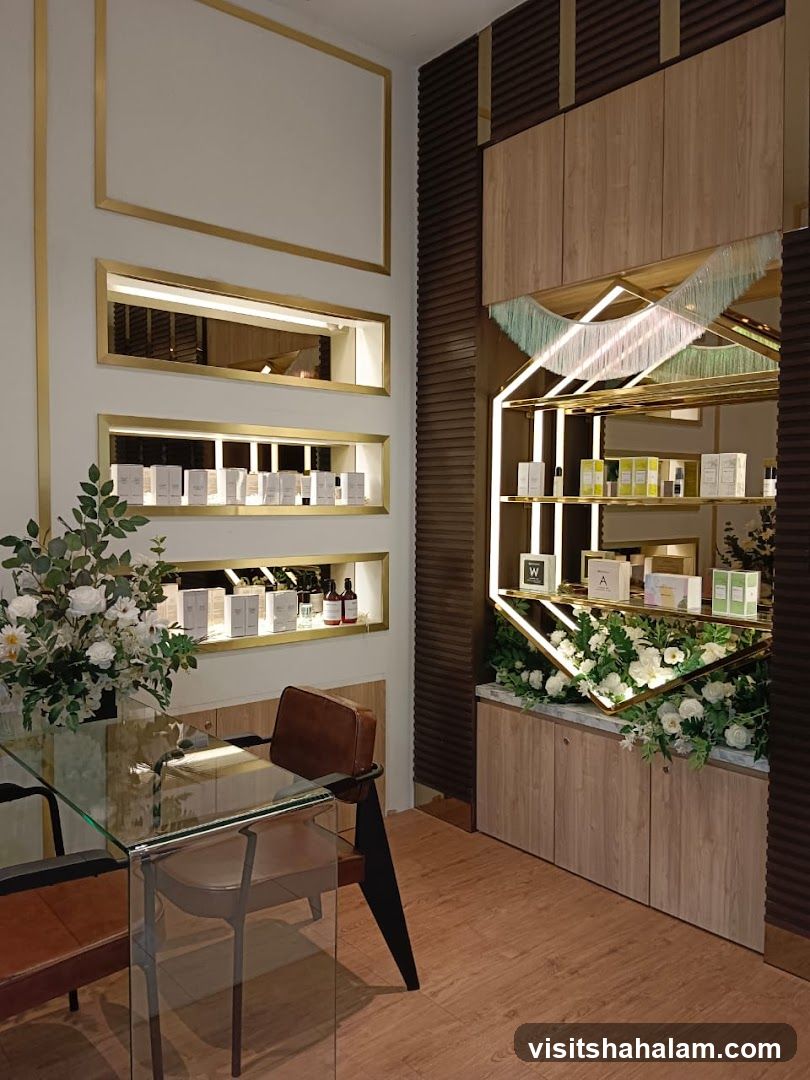 Cosmetic Display Area
