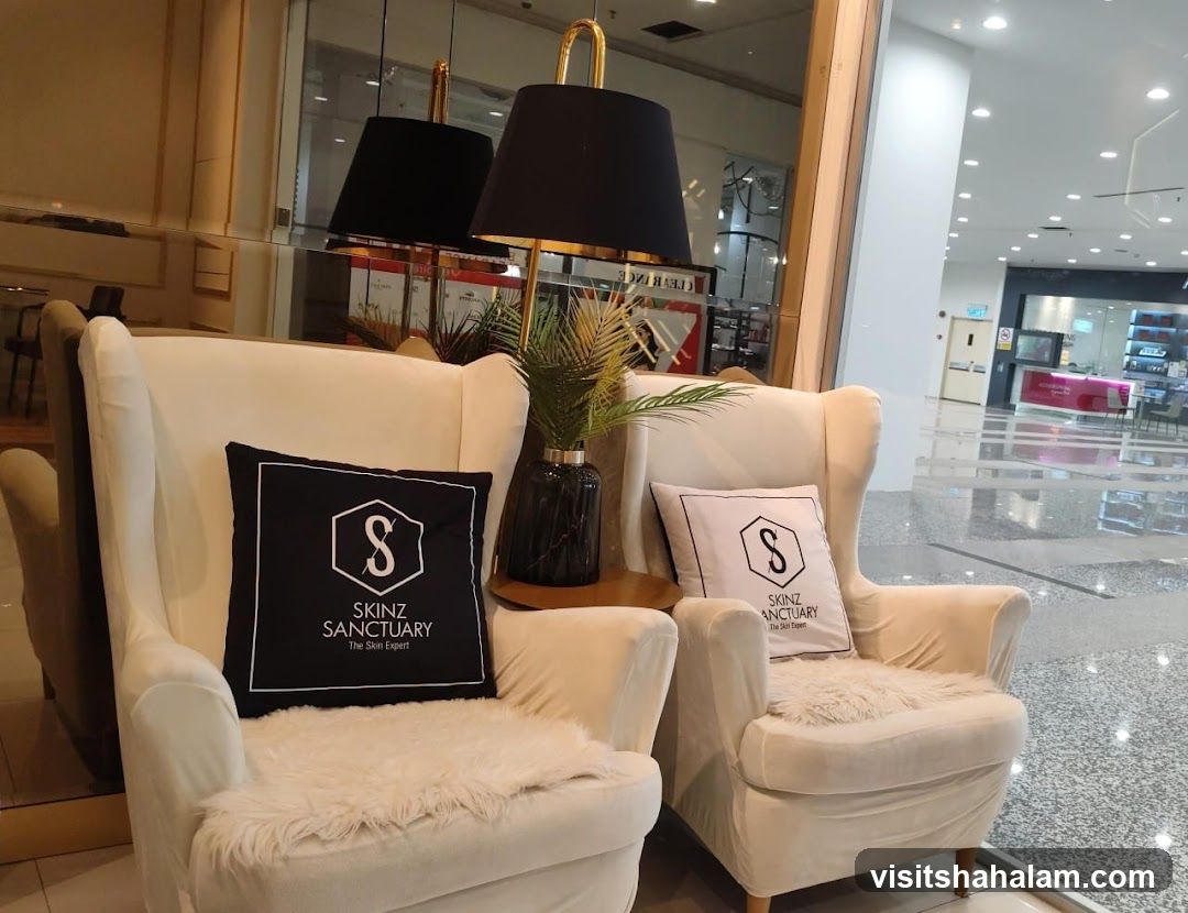 Waiting Area with Branded Pillows