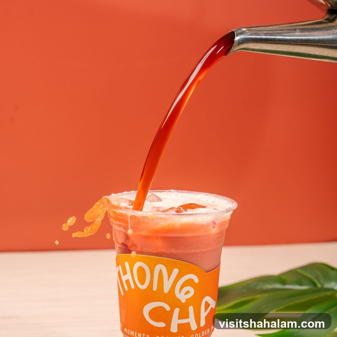 Beverage being poured into a cup