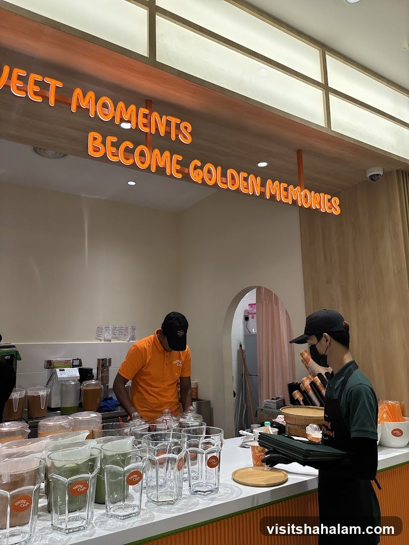 Beverage Shop Counter