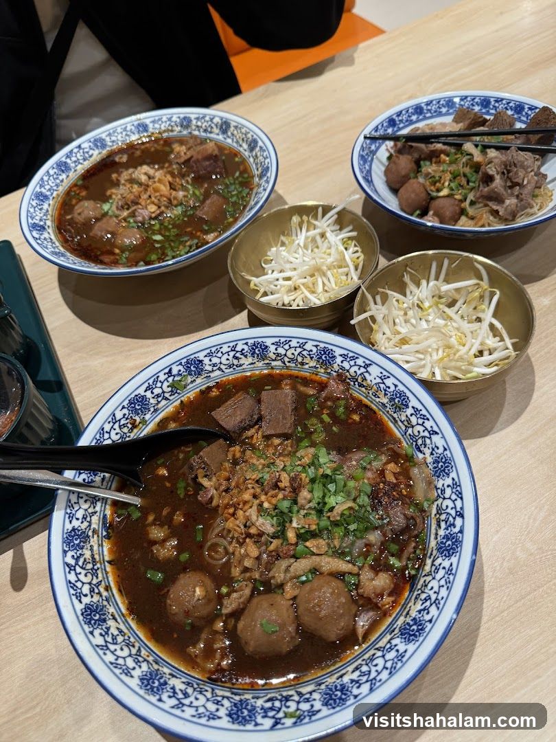 Beef noodle soup