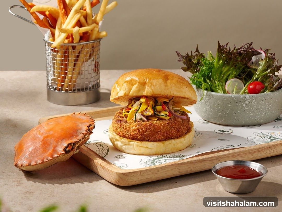 Crab Burger Meal