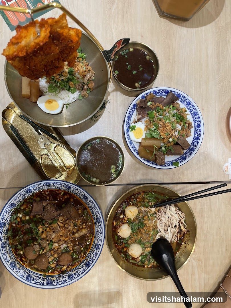 Various Asian Dishes