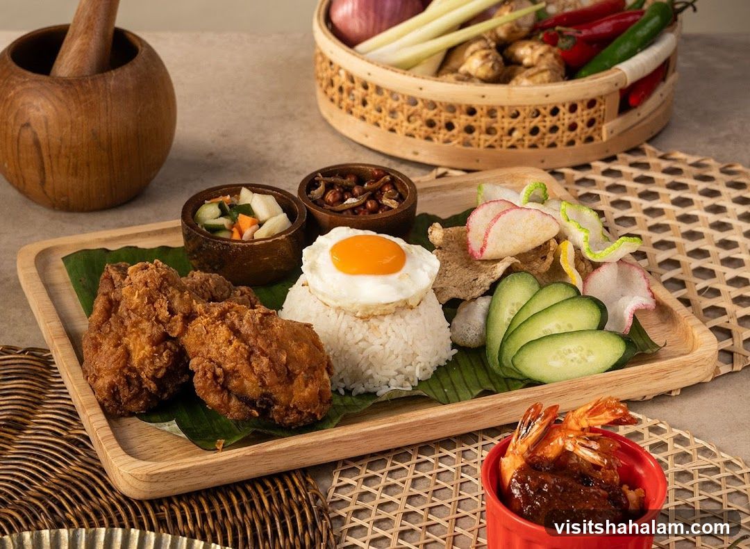 Fried Chicken and Rice Platter