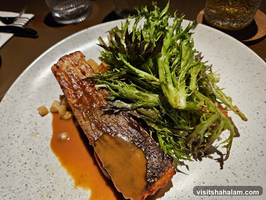 Seared Salmon with Salad