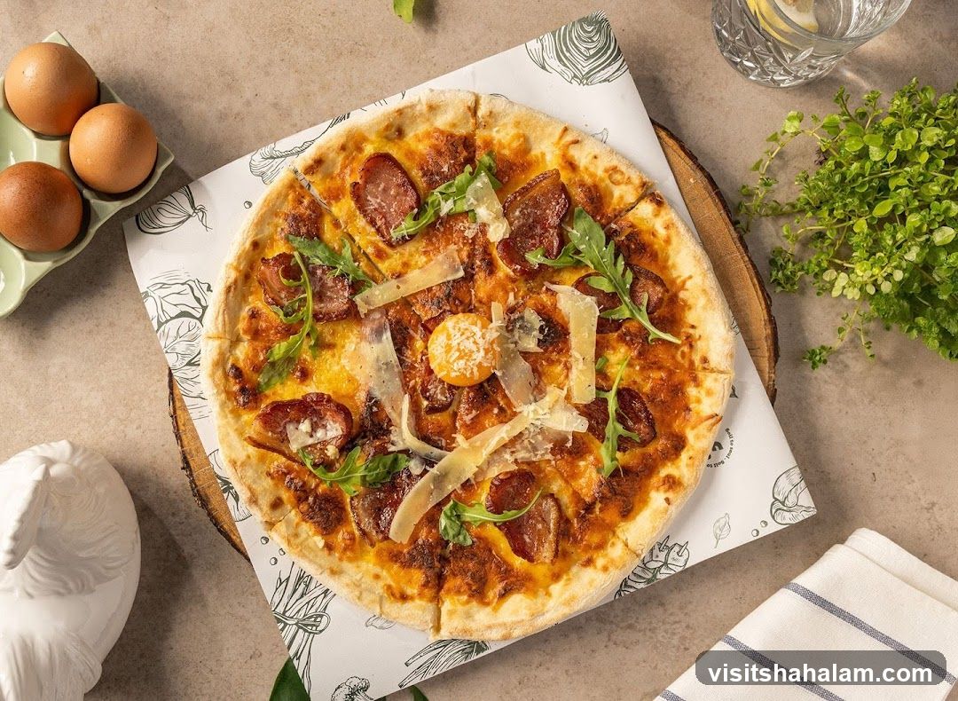 Pizza with Bacon, Egg, and Cheese