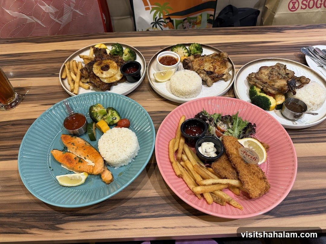 Four Meals on a Table