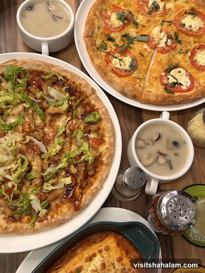 Pizzas and Soup
