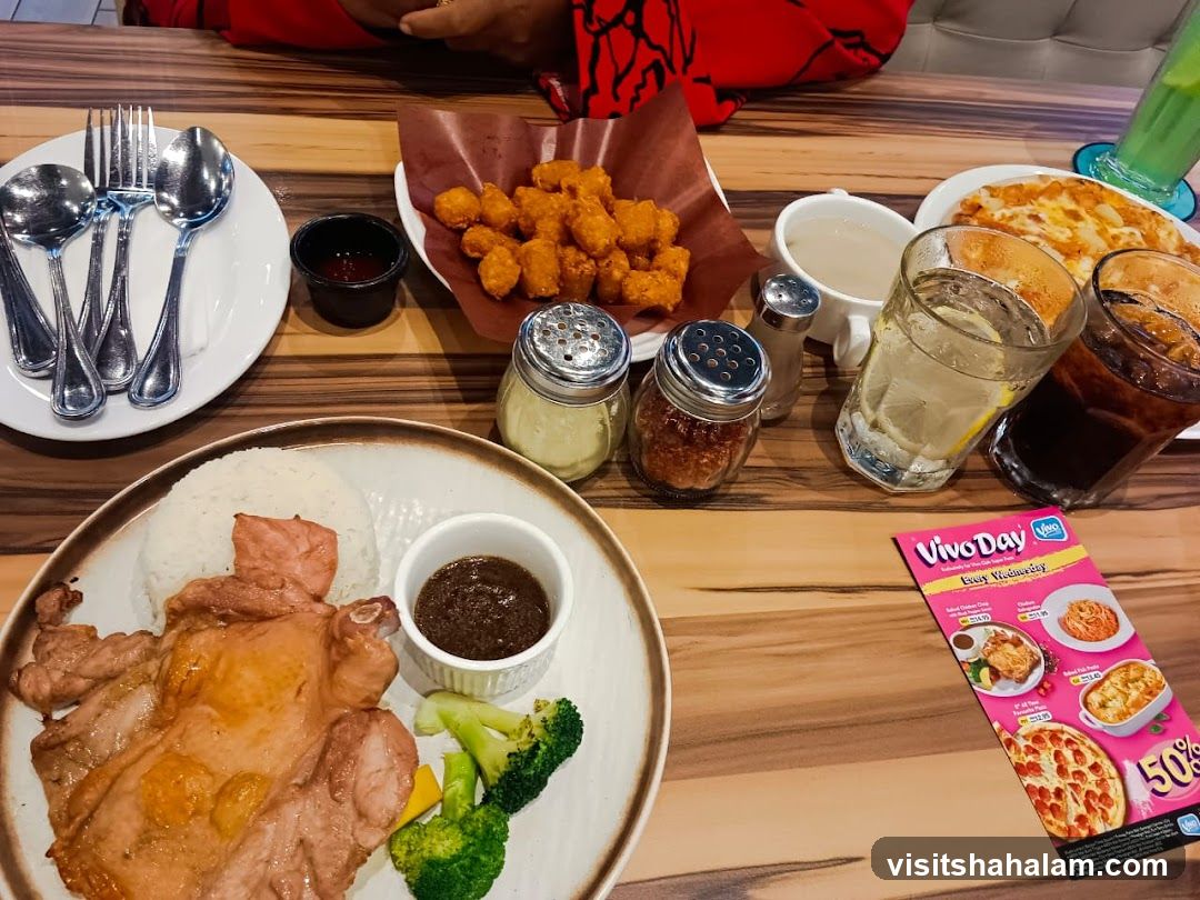 Table with Food and Drinks