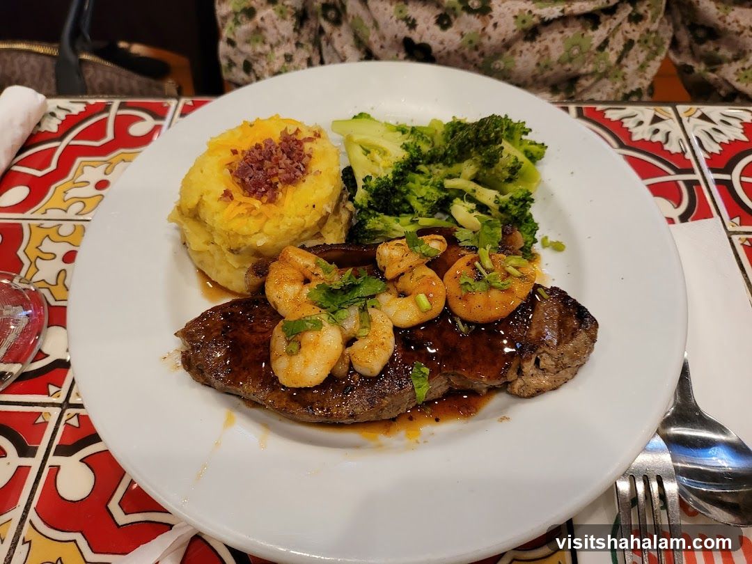 Steak and Shrimp Dinner