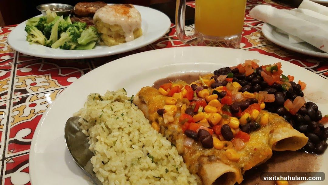 Enchiladas with Rice and Beans