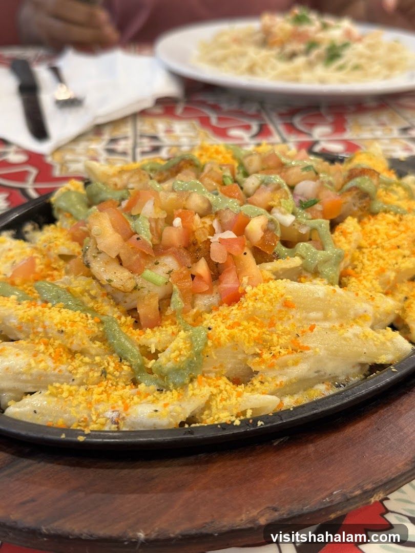 Sizzling Pasta Dish