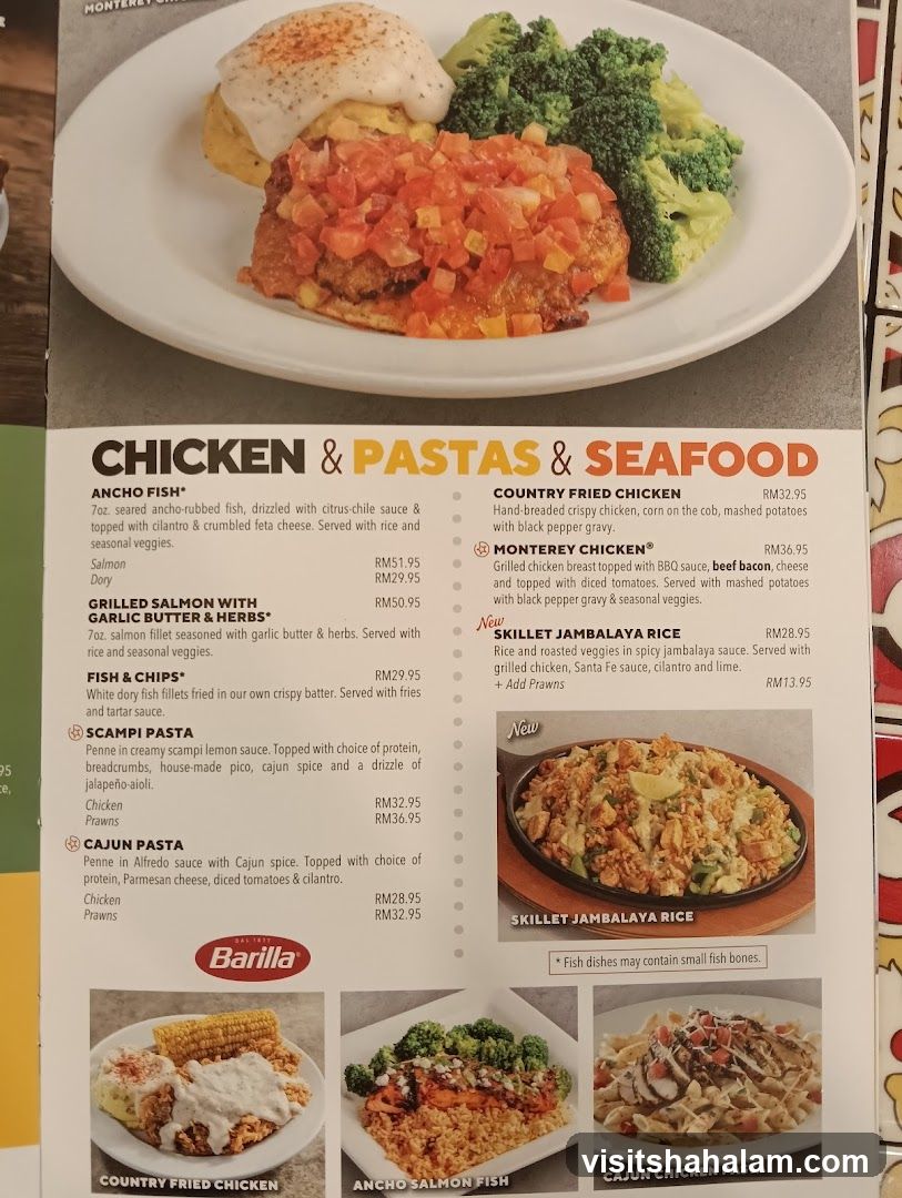 Chicken & Pastas & Seafood