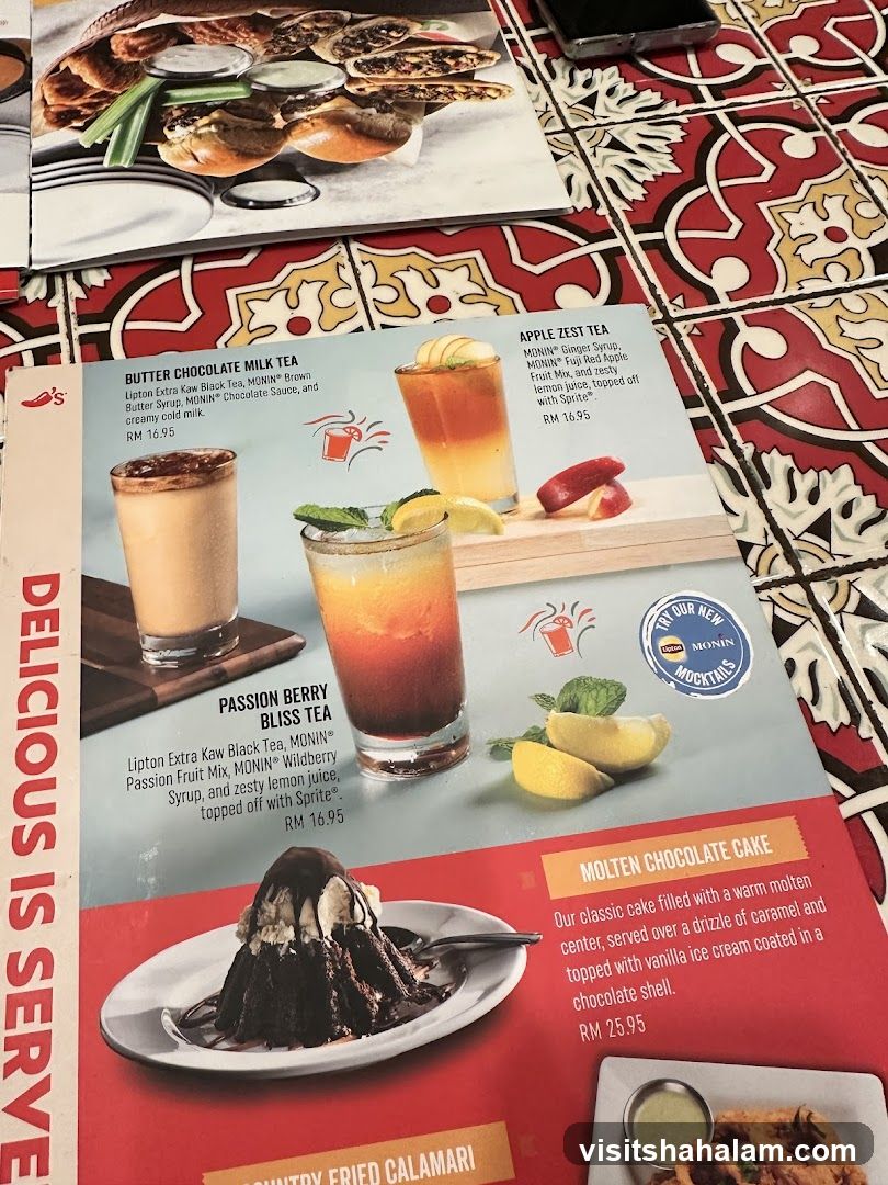 Chili's Menu