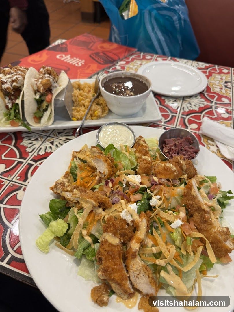 Chili's Food Spread