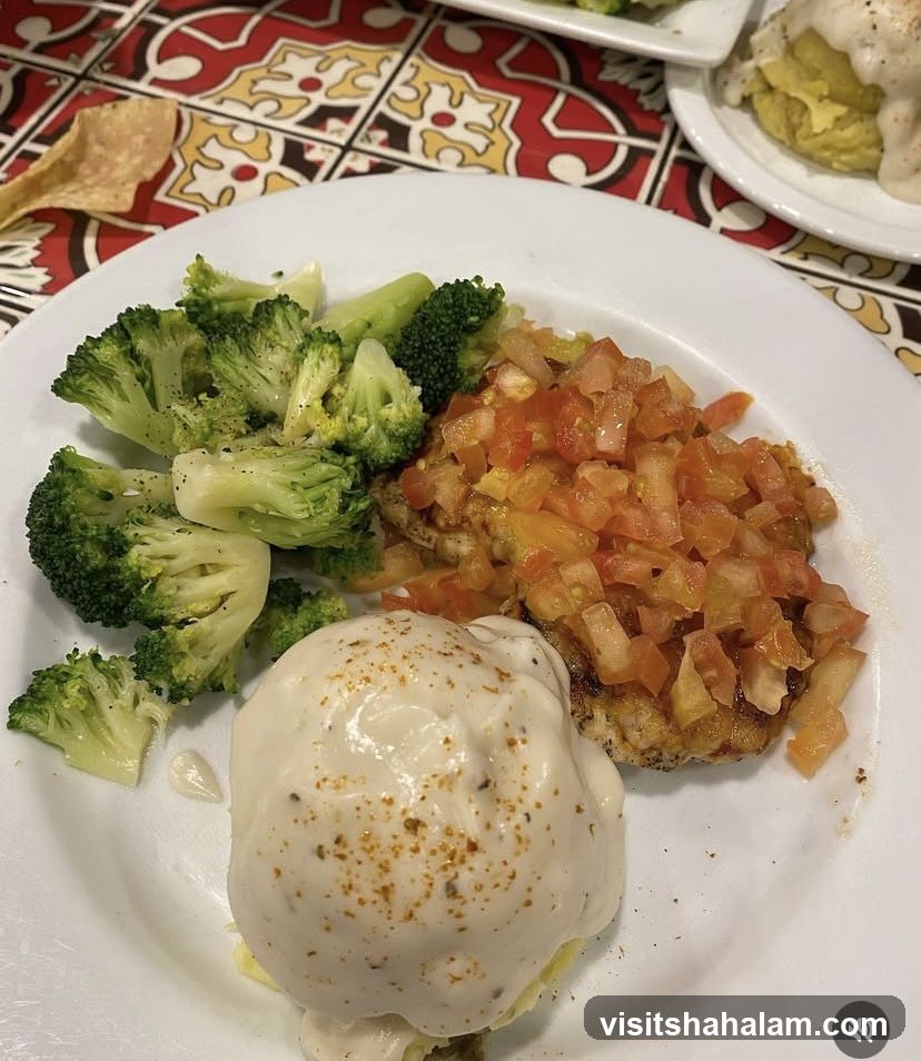 Chicken Dish with Broccoli and Mashed Potatoes