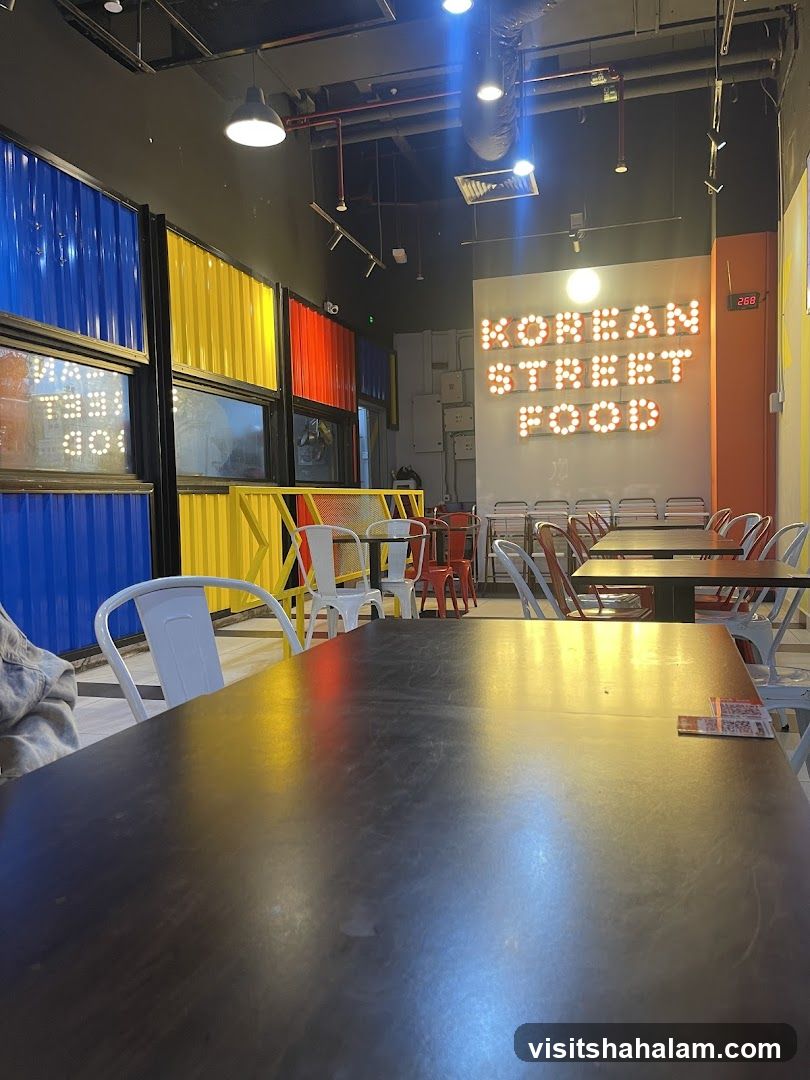 Korean Street Food Interior