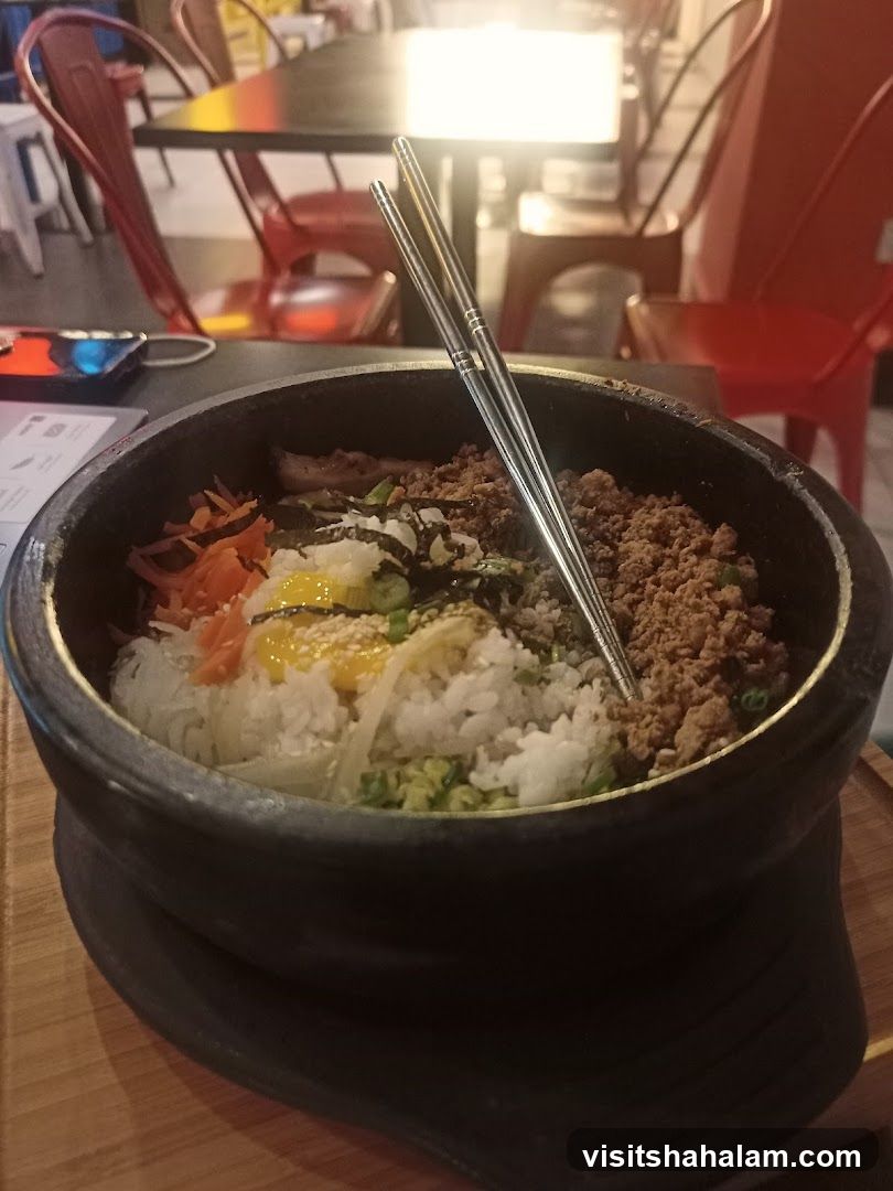 Bibimbap in a Stone Bowl