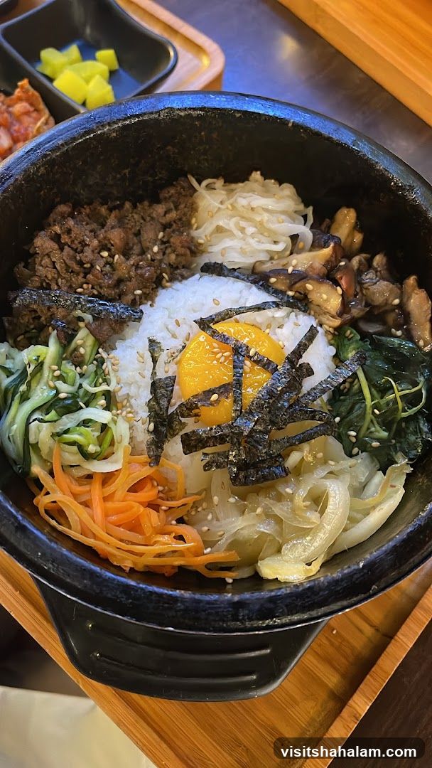Bibimbap in a Stone Bowl