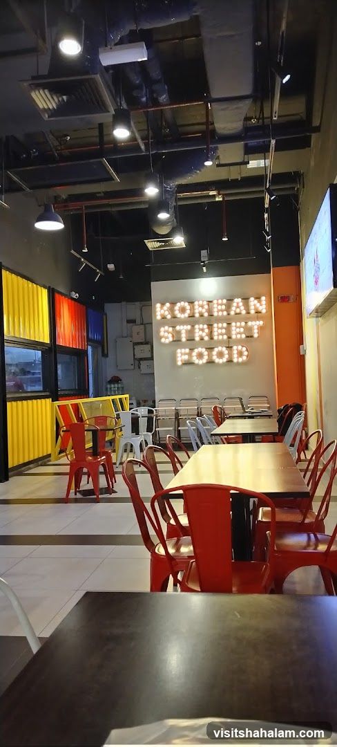 Korean Street Food Restaurant Interior