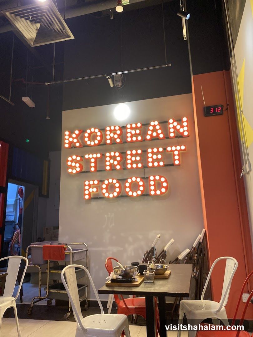 Korean Street Food Restaurant Interior