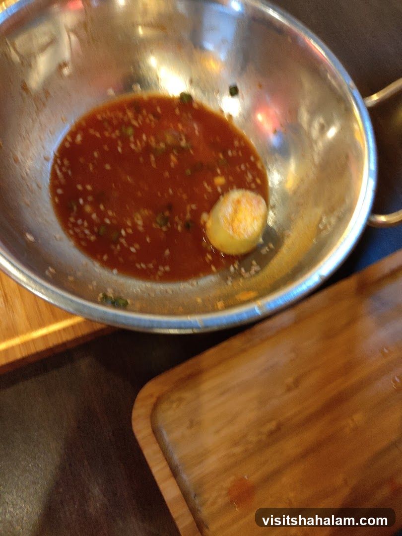 Sauce with Egg in Bowl