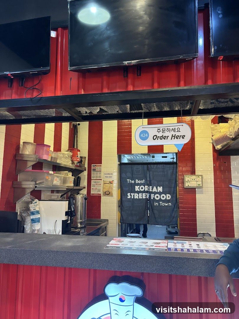 Korean Street Food Counter