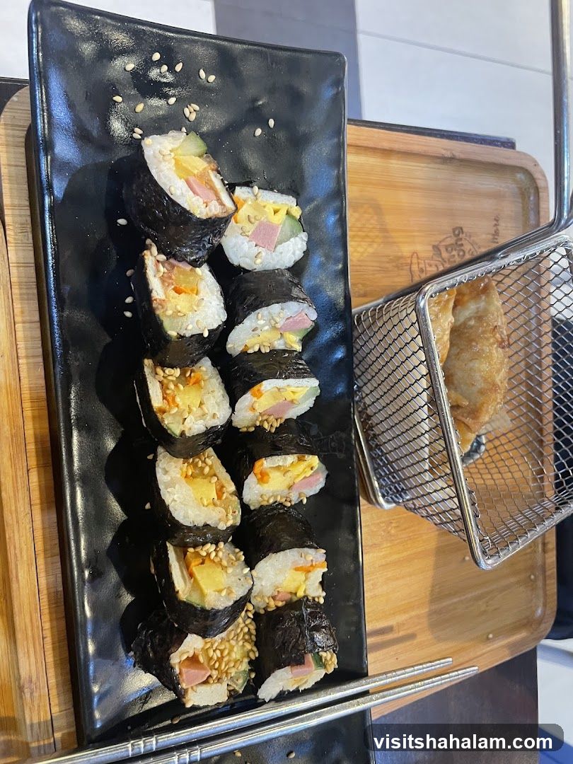 Kimbap and Dumplings