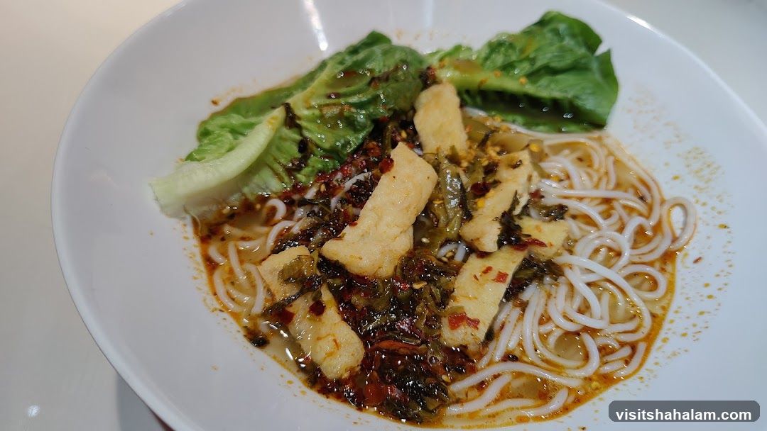 Noodle Soup with Tofu and Greens