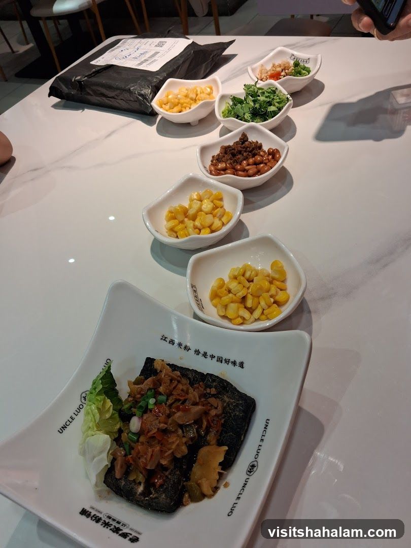 Food Platter with Toppings