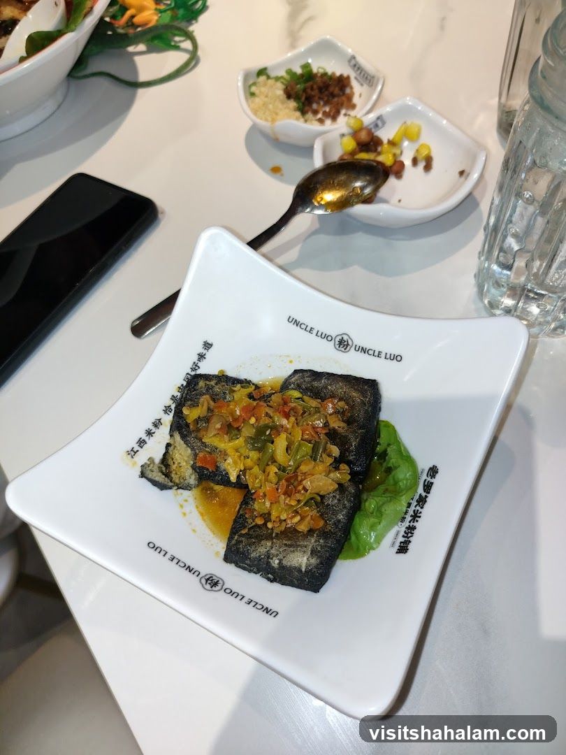 Fried Tofu with Toppings