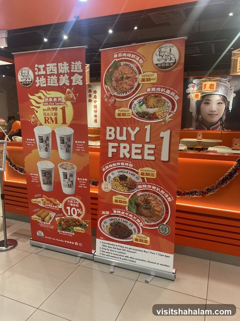 Uncle Luo Noodle Promotions