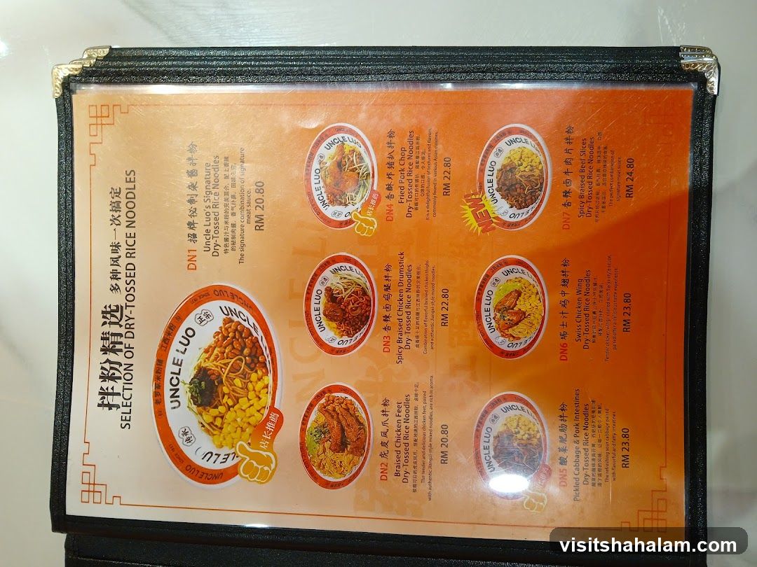 SELECTION OF DRY-TOSSED RICE NOODLES