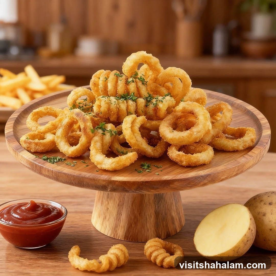 Curly Fries and Ketchup