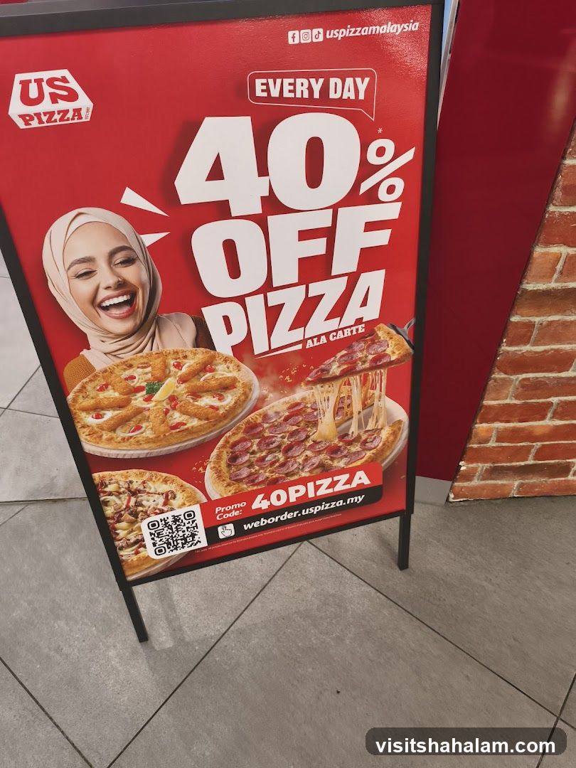 US Pizza 40% Off Pizza Promotion