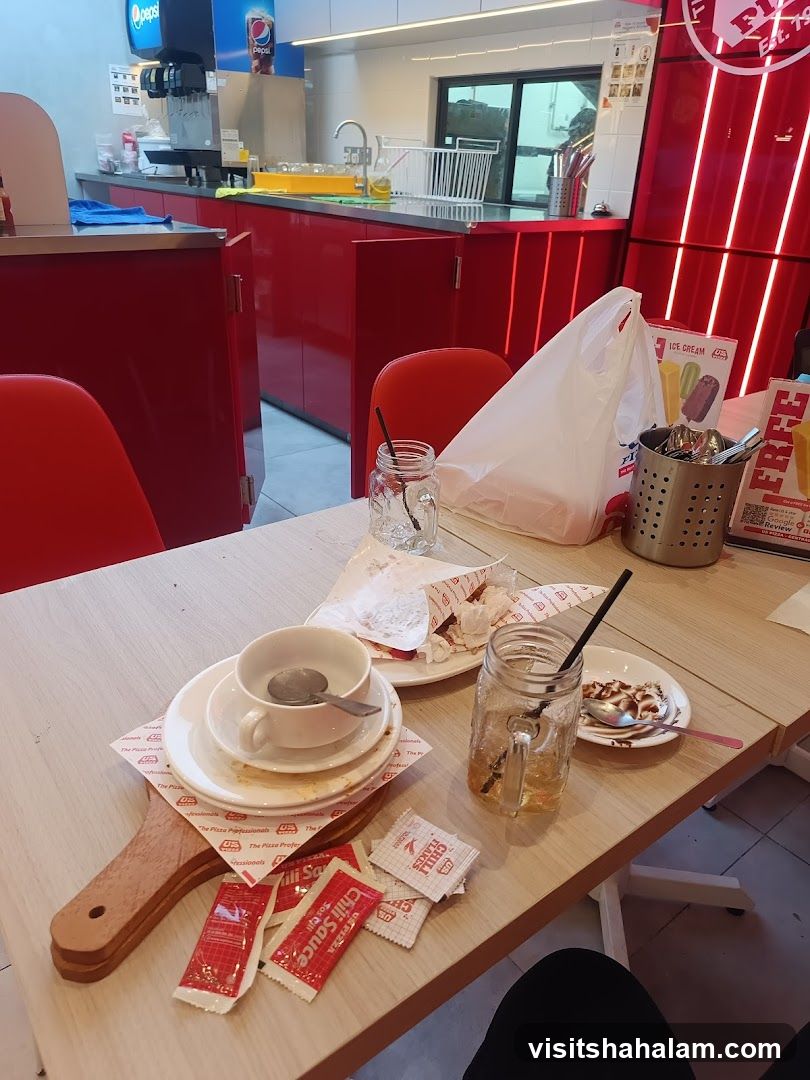 Table after a meal