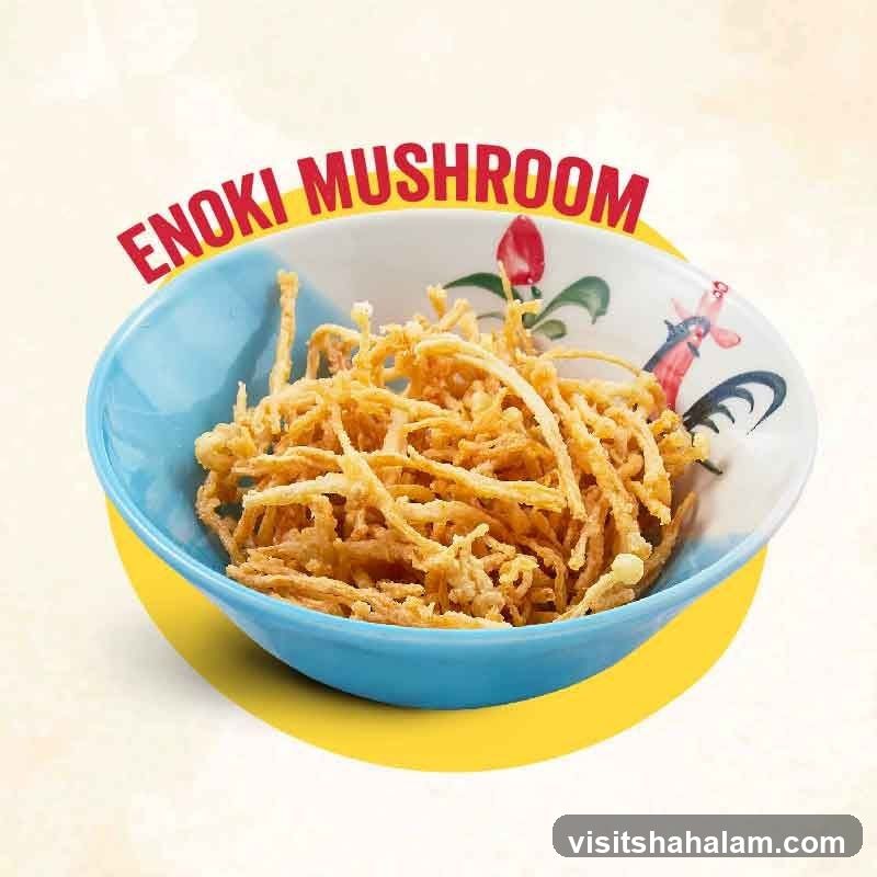 Enoki Mushroom Dish