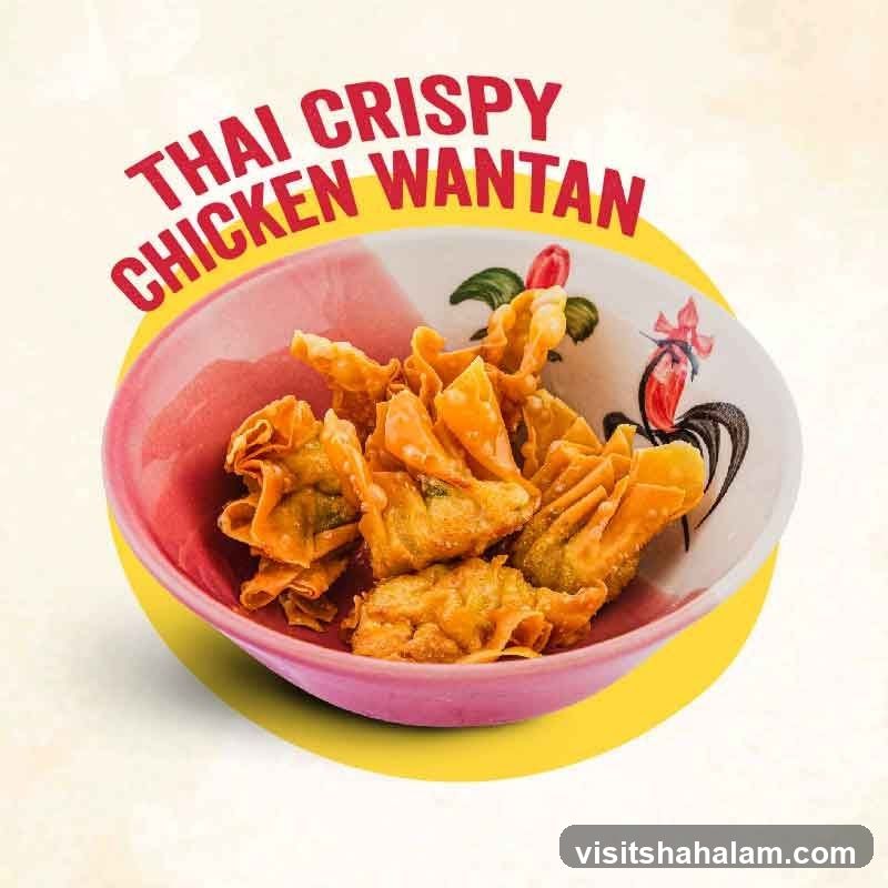 Thai Crispy Chicken Wantan