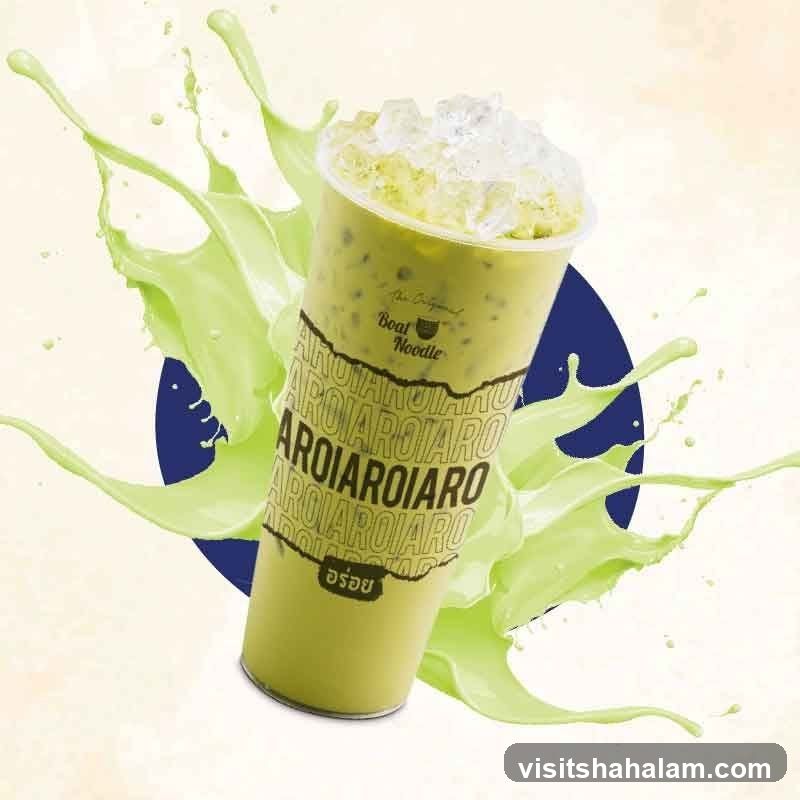 Green Tea Drink with Splash