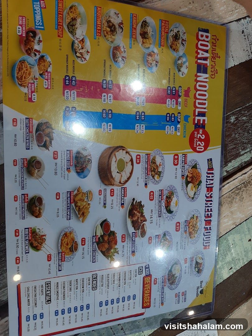 Boat Noodle Thai Street Food