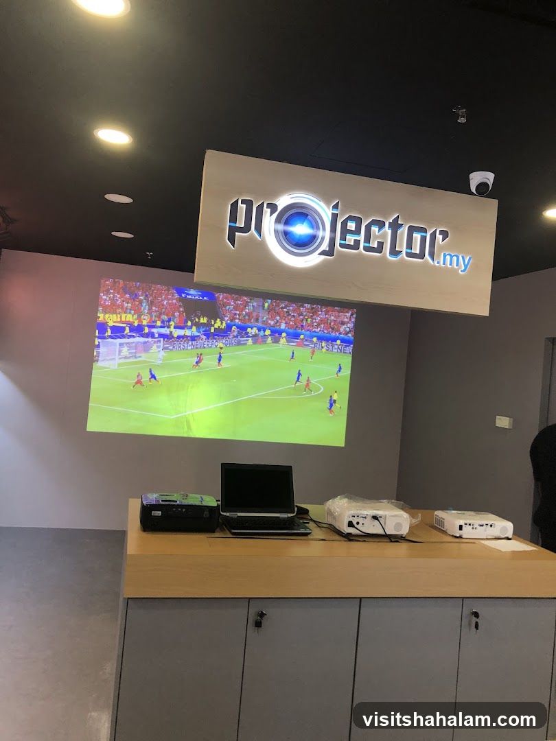 Projector demonstration