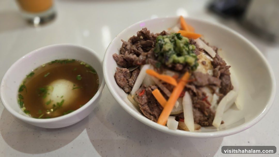Beef and Vegetable Bowl with Broth