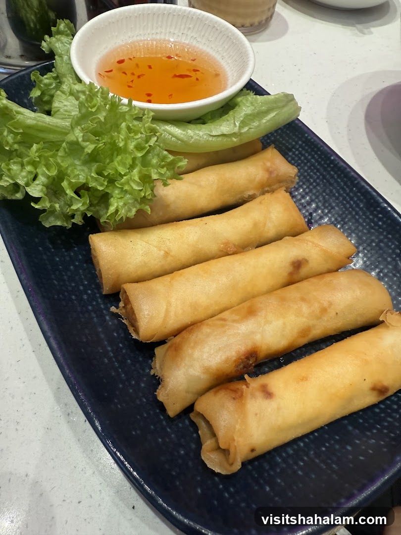 Spring Rolls with Dipping Sauce