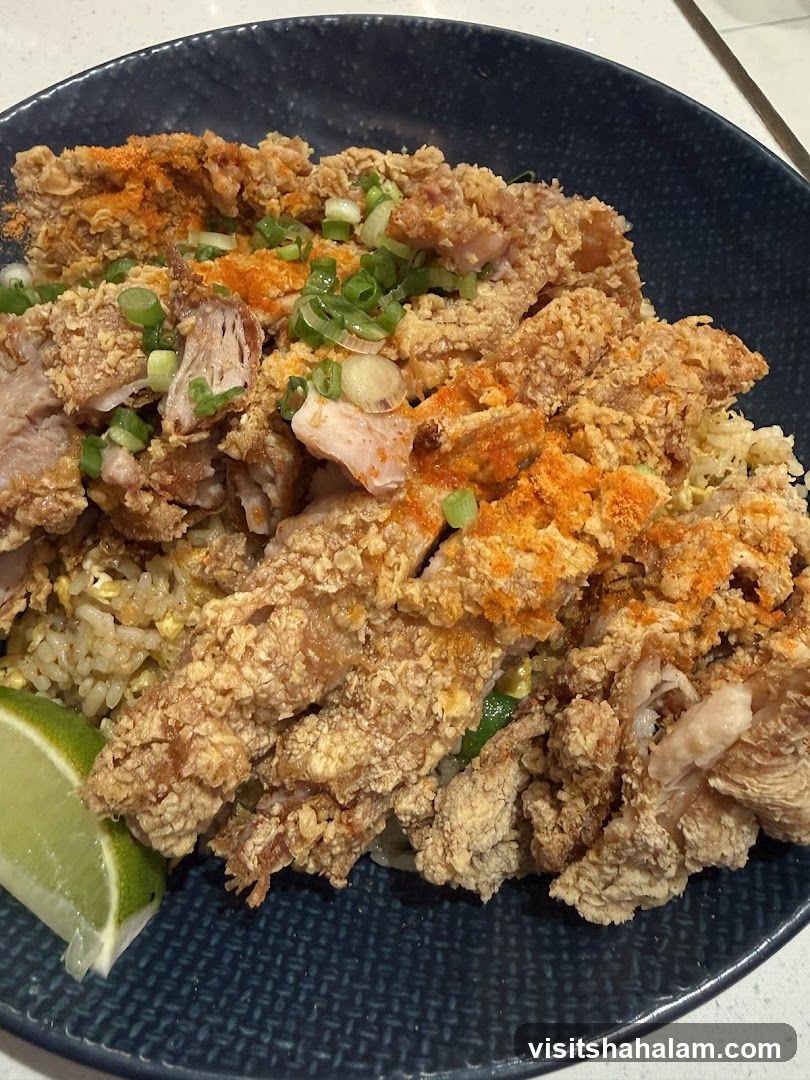 Fried Chicken and Rice