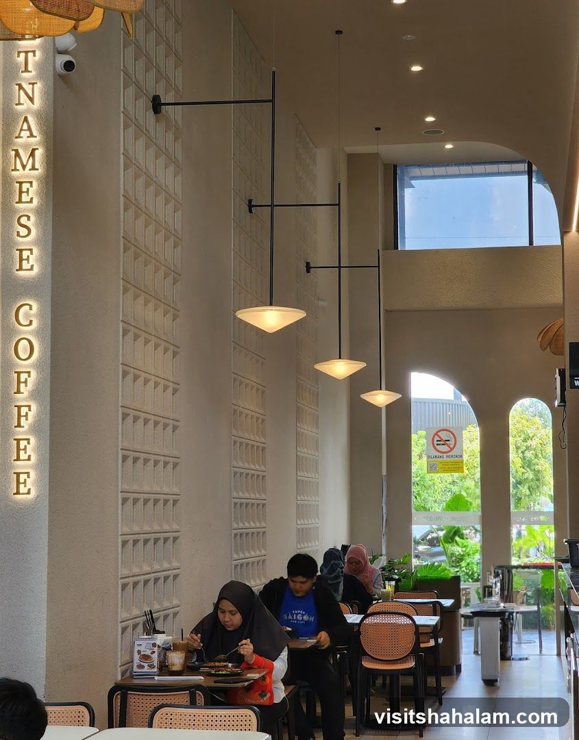 Interior of a Vietnamese Coffee Shop